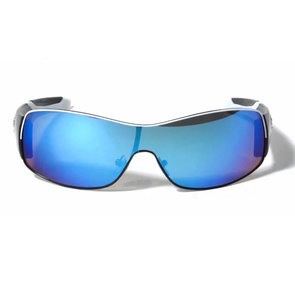 Oversized Sunglasses Womens Flat Top Square Trendy Visor Shades UV400 Gafas 2026